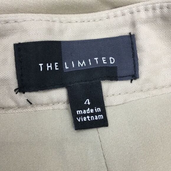 The Limited Zebra Skirt Tan Beige Tweed Animal Print Pencil‎ Skirt, Size - 4 - Picture 2 of 11